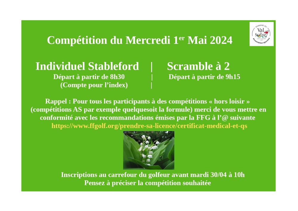 Compétition du 1er Mai 2024